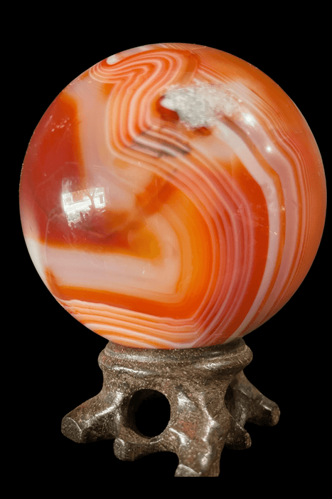CLEARANCE Carnelian Sphere approx. 549 grams - Dusty Rose Essentials