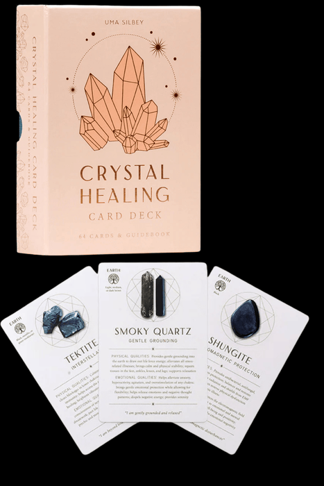 Crystal Healing Card Deck - Dusty Rose Essentials