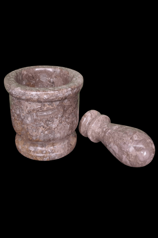 Marble Mortar & Pestle - Dusty Rose Essentials
