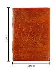 Moon Phase & Pentacle Journal w/ Dust Cover Bag - Dusty Rose Essentials