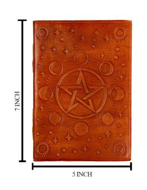 Moon Phase & Pentacle Journal w/ Dust Cover Bag - Dusty Rose Essentials
