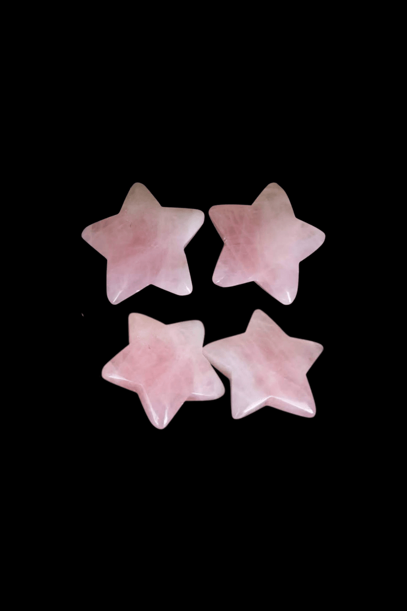 Rose Quartz Star 4 cm - Dusty Rose Essentials
