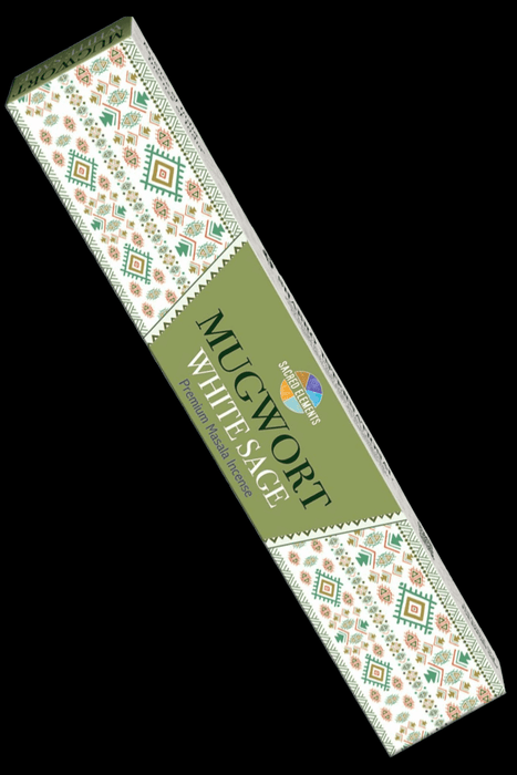 Sacred Elements Purifying Smudge Incense : Mugwort & White Sage - Dusty Rose Essentials