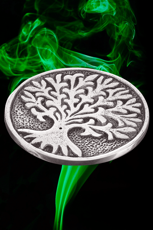 Tree Of Life Metal Incense Holder - Dusty Rose Essentials