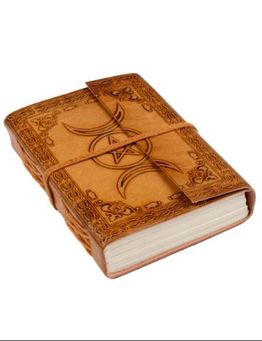 Triple Moon & Pentacle Journal w/ Dust Cover Bag - Dusty Rose Essentials