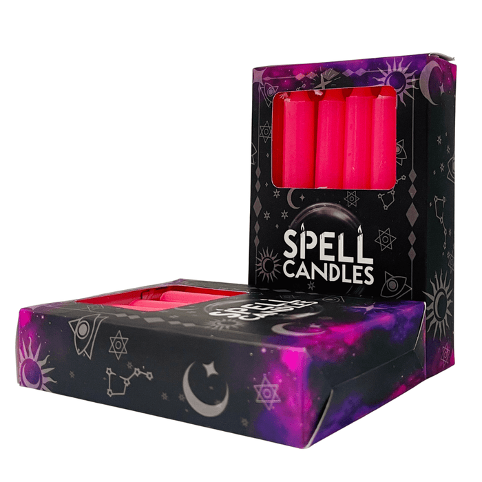 12 Pack of Spell Candles - Dusty Rose Essentials