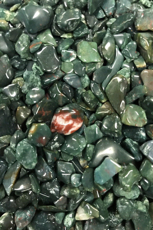 Crystal Chips : Bloodstone 250 grams - Dusty Rose Essentials