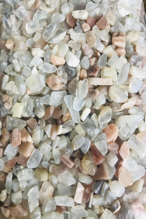 Dusty Rose Essentials : Crystal Chips : Peach Moonstone 250 grams
