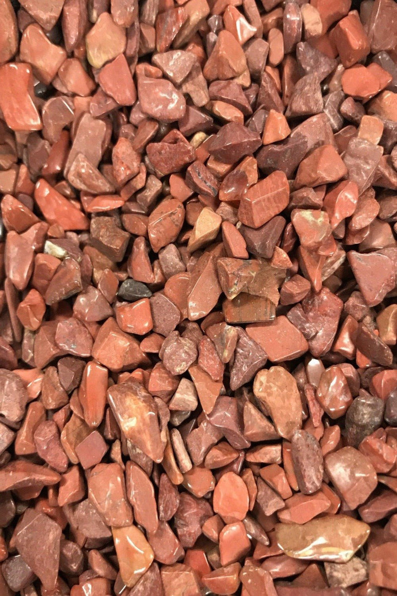 red jasper crystal chips