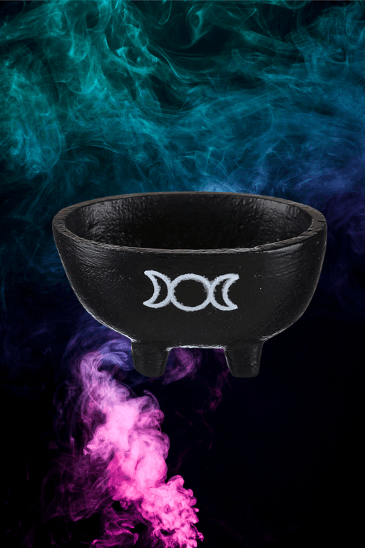 Open Mini Oval Cauldron Triple Moon - Dusty Rose Essentials