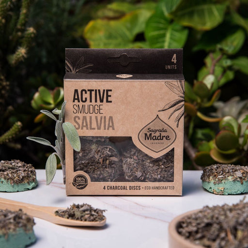 Sagrada Madre Active Smudge~ Salvia-White Sage - Dusty Rose Essentials