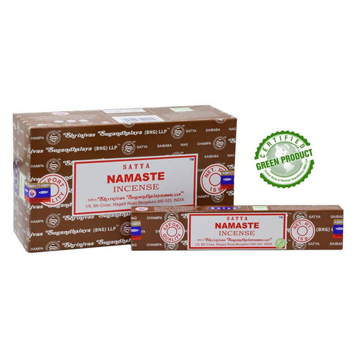 Satya Namaste Incense Sticks Individual & Bulk Pack Options - Dusty Rose Essentials