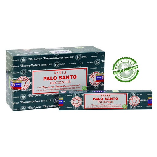 Satya Palo Santo Incense Sticks Individual & Bulk Pack Options - Dusty Rose Essentials