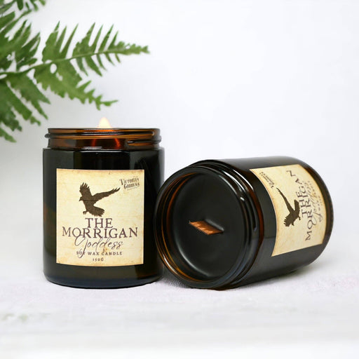 The Morrigan Goddess Candle 200g ~ Victorian Goddess - Dusty Rose Essentials