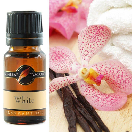 White Fragrance Oil 10ml - Dusty Rose Essentials