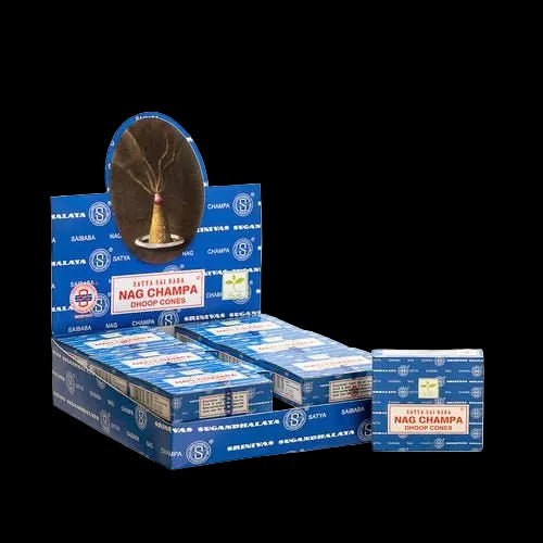 12 Pack Bundle - Satya Nag Champa Incense Cones - Dusty Rose Essentials