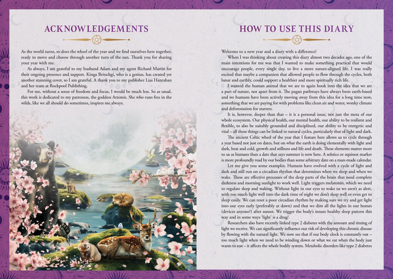 2026 Lunar & Seasonal Diary - Southern Hemisphere - Dusty Rose Essentials