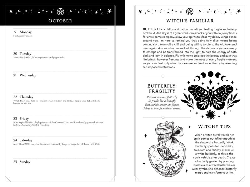 2026 Witch's Diary - Southern Hemisphere - Dusty Rose Essentials