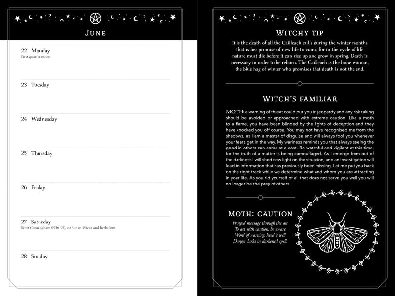 2026 Witch's Diary - Southern Hemisphere - Dusty Rose Essentials