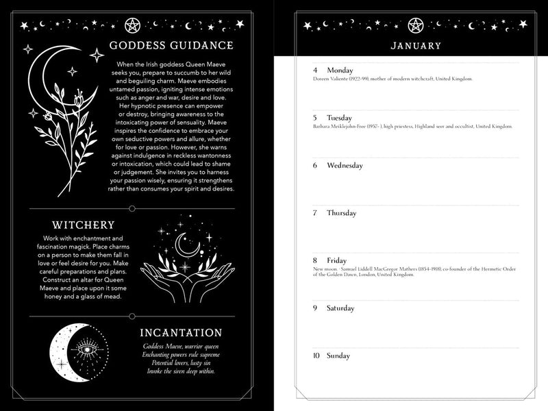 2027 Witch's Diary - Southern Hemisphere - PRE - ORDER - Dusty Rose Essentials