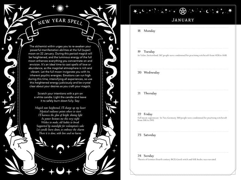 2027 Witch's Diary - Southern Hemisphere - PRE - ORDER - Dusty Rose Essentials