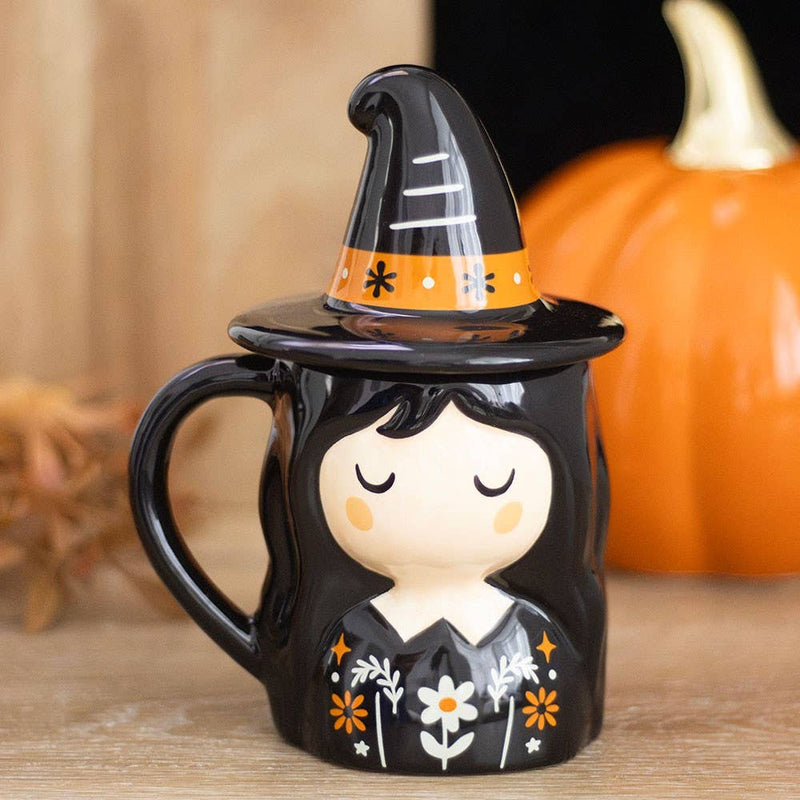 Frightful Folk Witch Mug With Lid PRE-ORDER