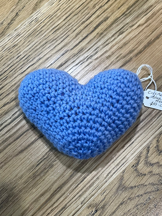 Georgia's Crochet Blue Heart