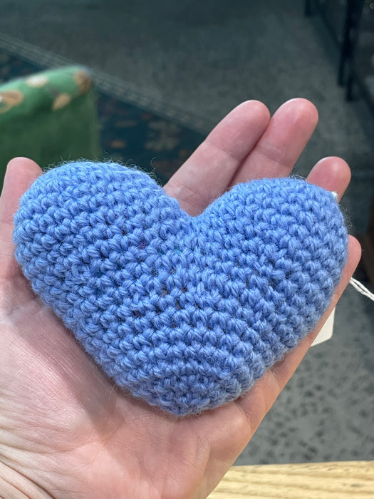 Georgia's Crochet Blue Heart