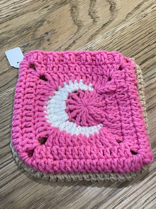 Georgia's Crochet Sun & Moon Double-sided Drawstring Bag