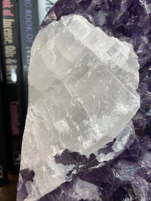 Amethyst Freeform with Calcite Inclusion over 3 KG