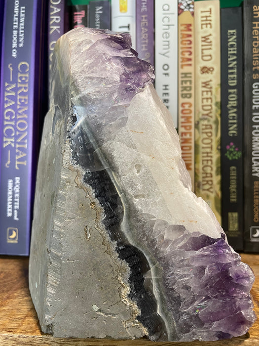 Amethyst Freeform with Calcite Inclusion over 3 KG