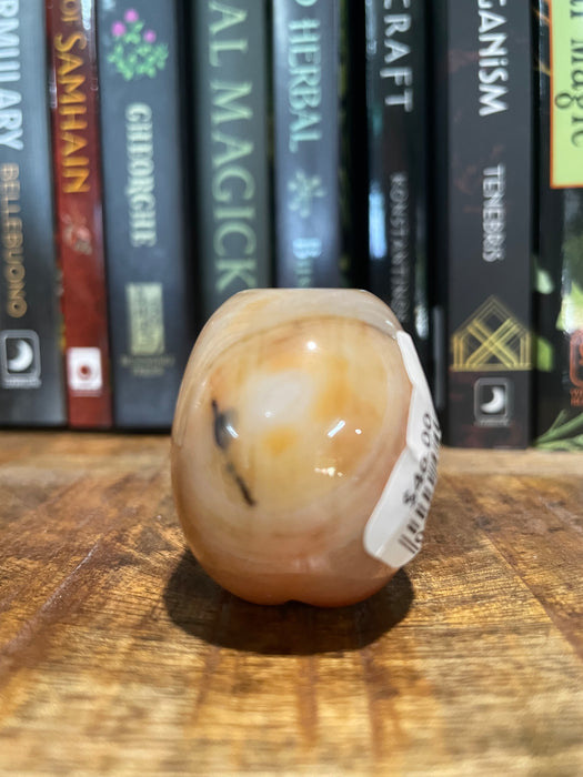 Banded Carnelian Skull