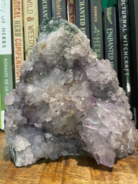 Base Cut Amethyst with Flower Formation over 1.8kg