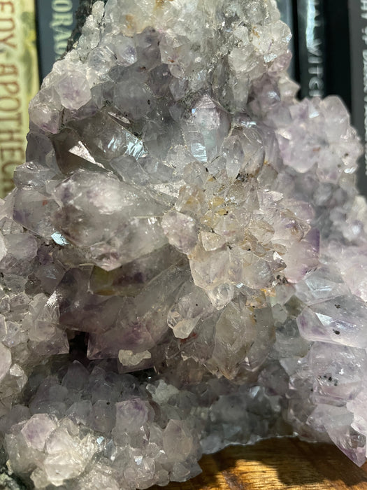 Base Cut Amethyst with Flower Formation over 1.8kg