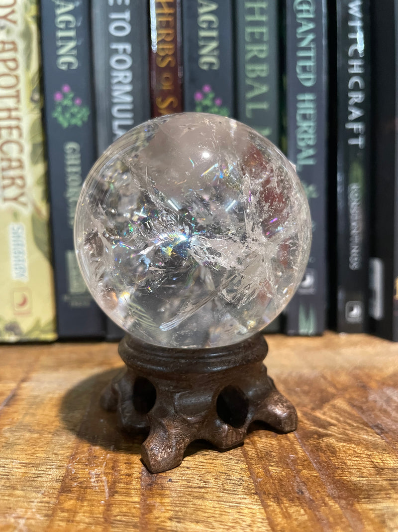Clear Quartz Sphere 279 grams