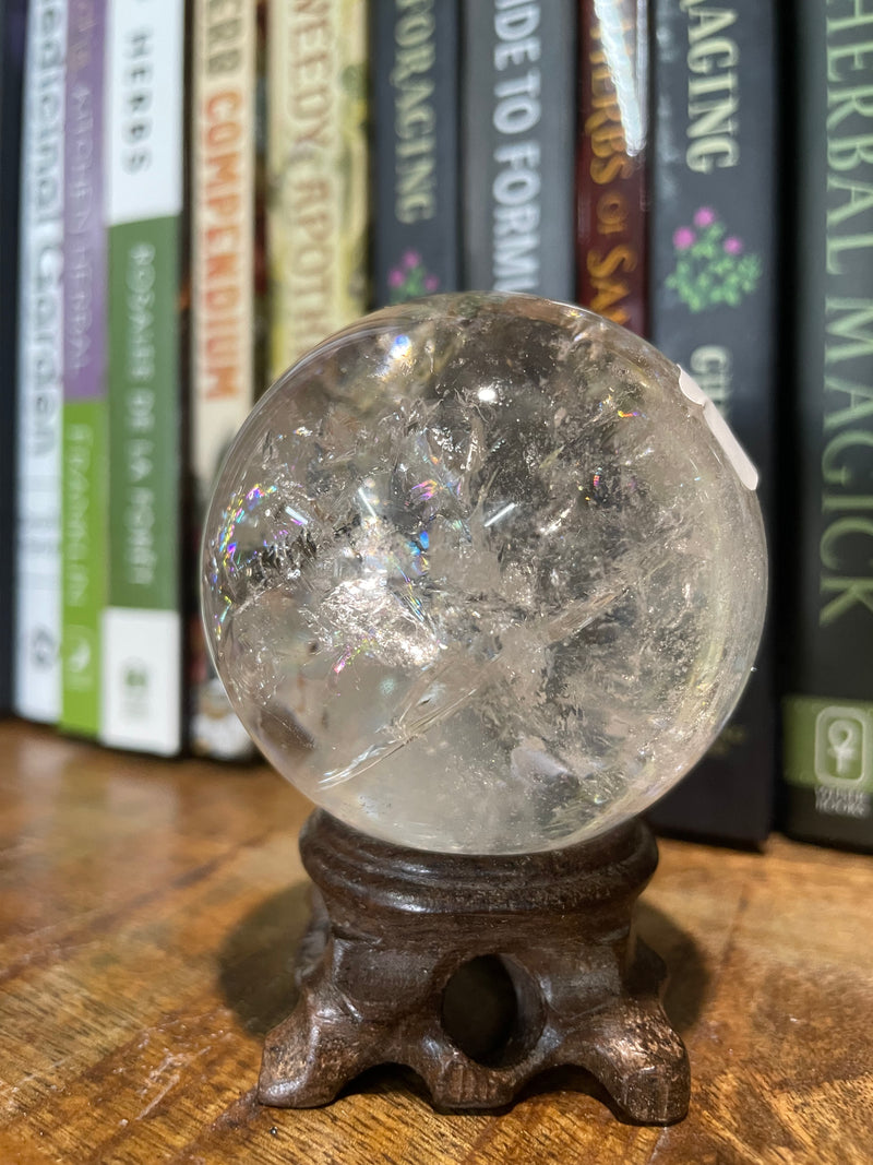 Clear Quartz Sphere 279 grams