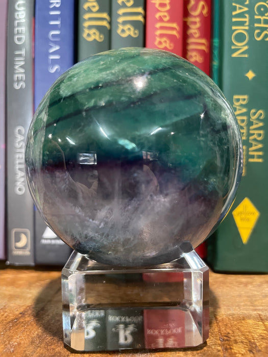 Fluorite Crystal Sphere