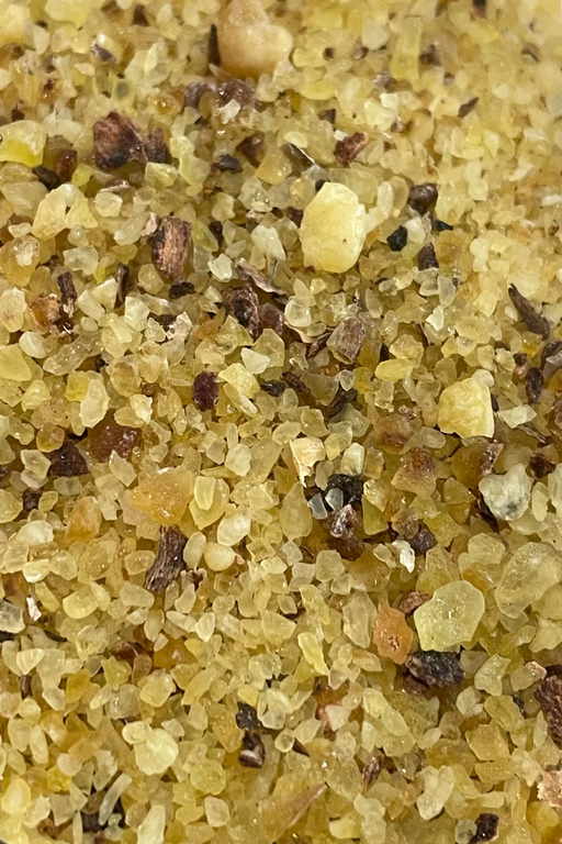 close up of Frankincense resin