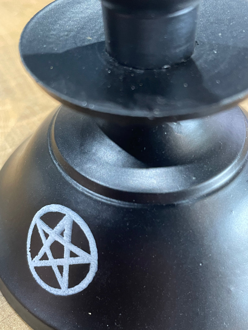 SECONDS Pentacle Metal Candle Holder