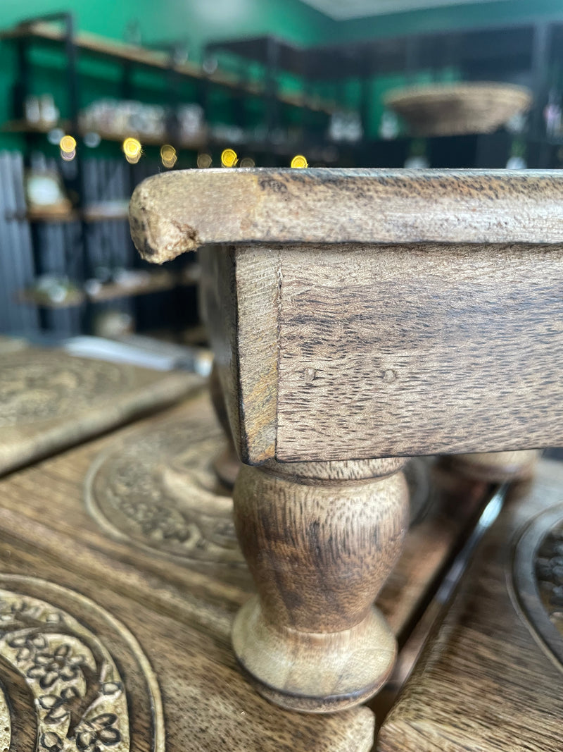 SECONDS Small Pentacle Rustic Altar Table