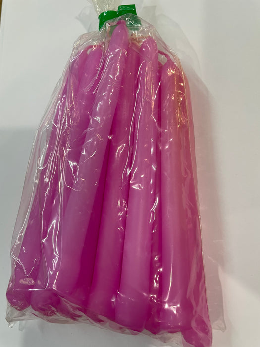 SECONDS Bulk 20 Pack Hot Pink Tiny Taper Spell Candles