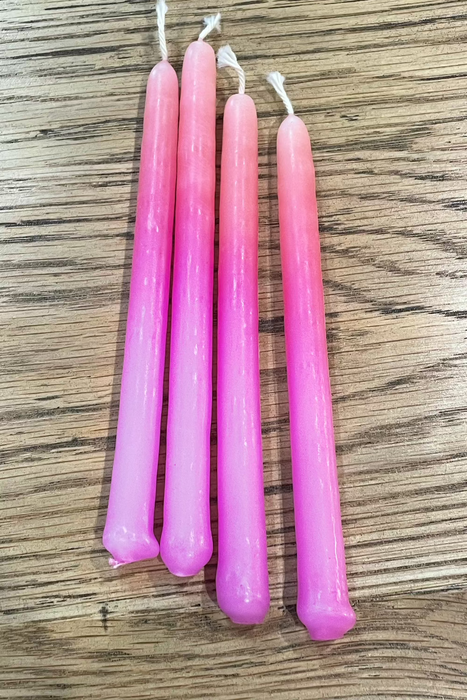 Pink Gradient Individual 2-hour Taper Spell Candle