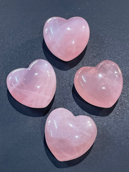 Rose Quartz Puffy Heart 3cm