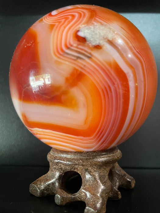 Carnelian Sphere approx. 549 grams