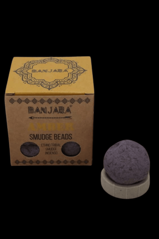 Amber Smudge Beads by Banjara - Dusty Rose Essentials