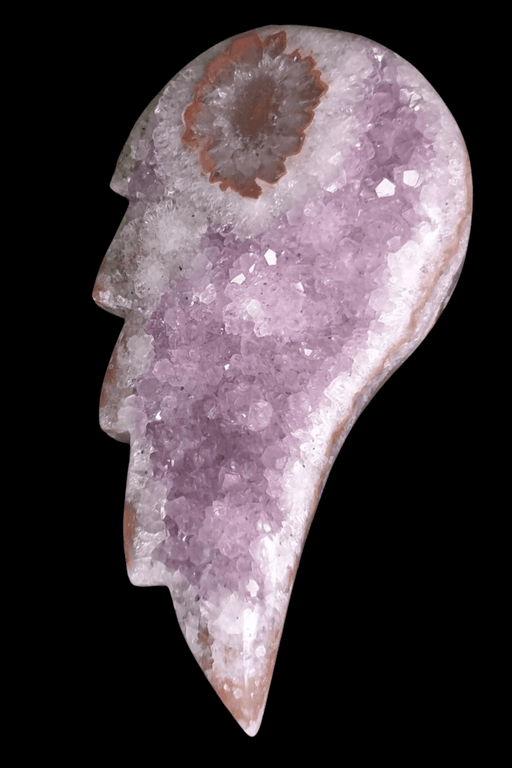 Amethyst Angel Wing 14.5cm - Dusty Rose Essentials