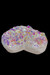 Angel Aura Quartz Heart 197 grams - Dusty Rose Essentials
