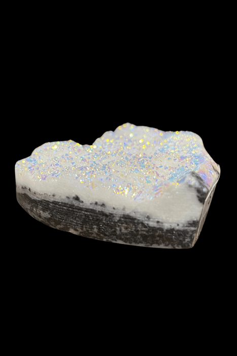 Angel Aura Quartz Heart 60 grams - Dusty Rose Essentials