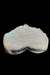 Angel Aura Quartz Heart 60 grams - Dusty Rose Essentials