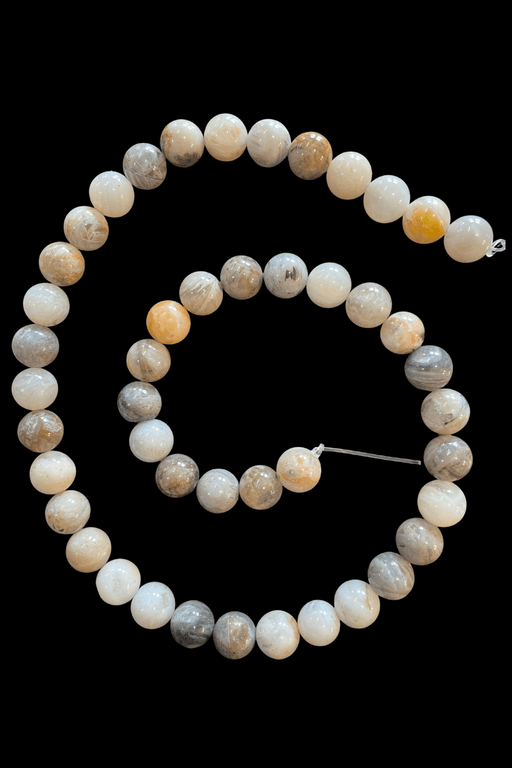 Bamboo Onyx Threaded Beads - Dusty Rose Essentials